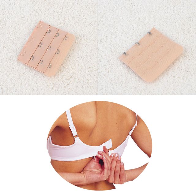 살색 일반형 브래지어 연장후크 3단 브라끈 길이 조절
