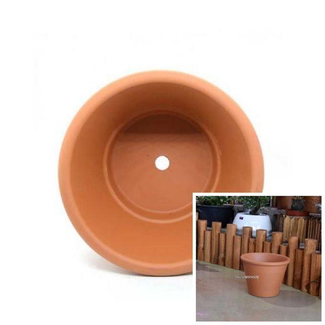 이탈리아 토분 바소 폼페이 브라운E23 23x17cm 미니도자기화병 거실화병 미니화병 인테리어화병