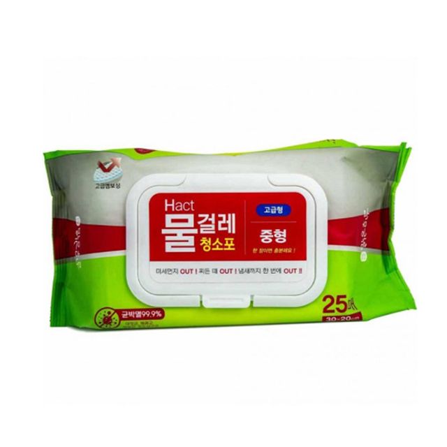 BTM 물걸래 청소포 고급형 중형 25매 30x20cm 3개 세트