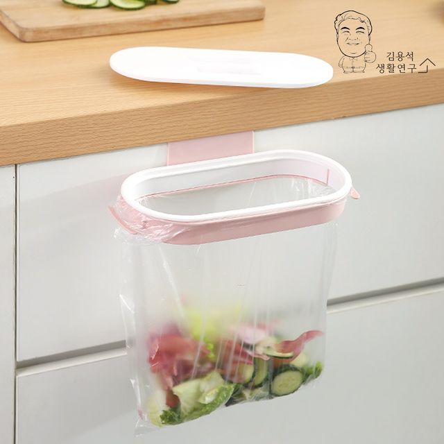 포인트 비닐봉투 봉지 주방 정리함 걸이 무타공부착