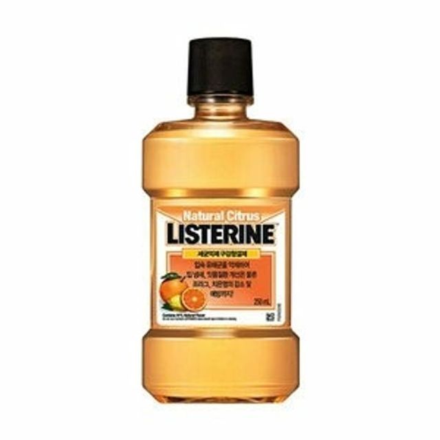 리스테린 내추럴 시트러스 250ml - 상큼한 구강 청정제