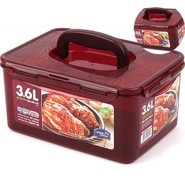 대용량밀폐용기 김치밀폐용기 핸디김치통 3.6L