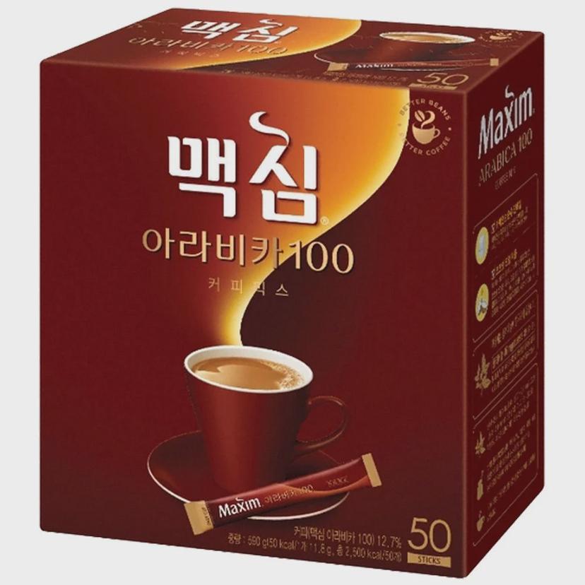 맥심 아라비카 커피믹스 50T 깊고 풍부한 원두 맛