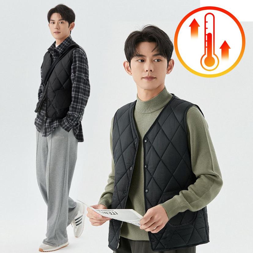 남성 방한 조끼 - 후리스 기모 깔깔이 겨울 베스트