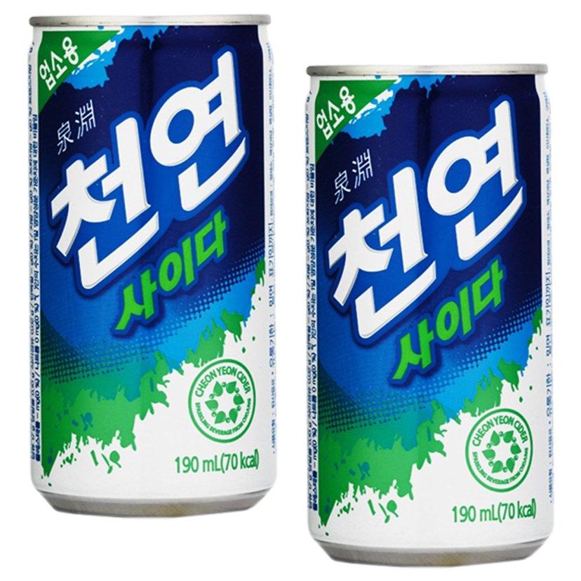 일화 천연사이다 190ml 60캔 대용량 탄산음료 세트