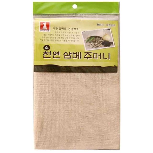 삼베주머니 18x24 소 다시망 우림백 거품망 삼베망
