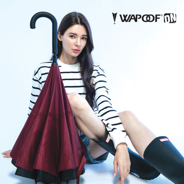 WAPOOF 거꾸로 접는 우산 와푸 DN