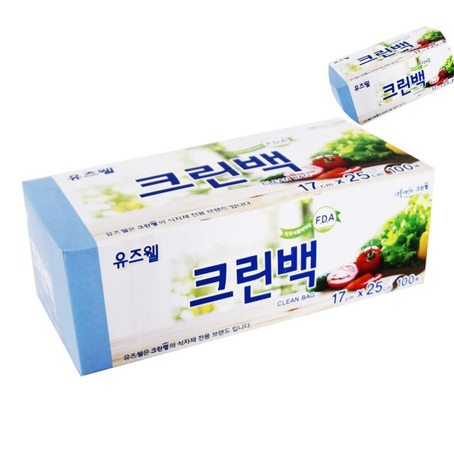 비닐봉지 위생백 크린백 17 x 25 x 100매