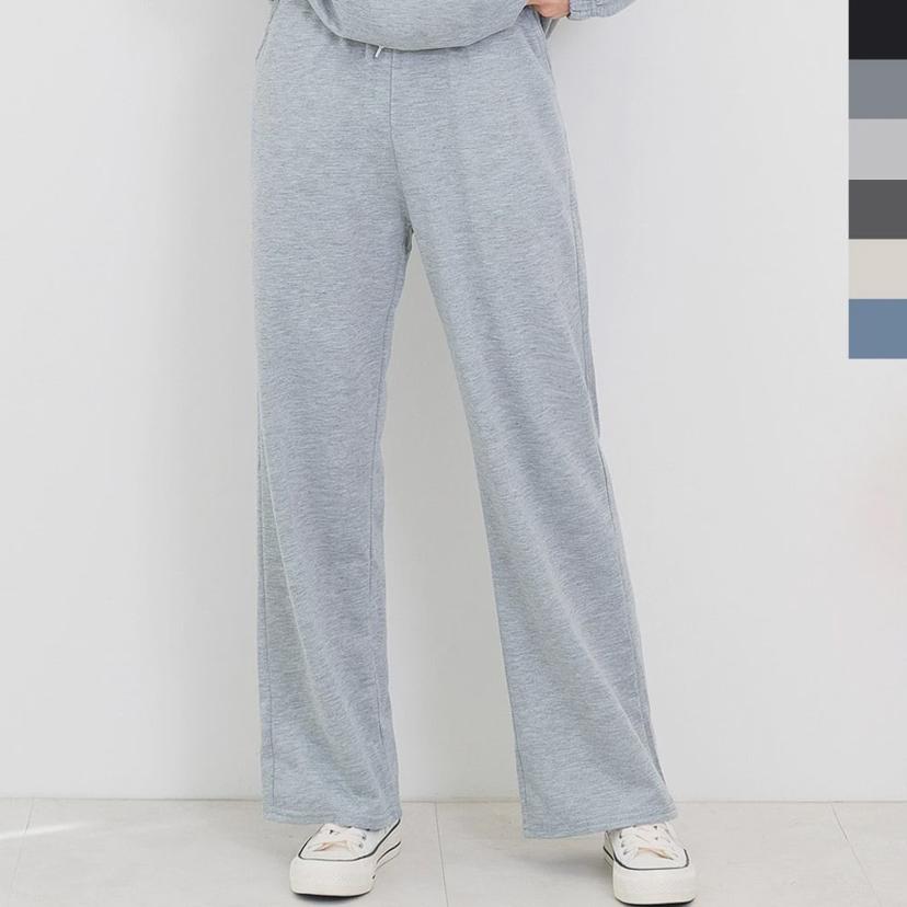GQQ M280G 여성 와이드 바지 | 편안한 트레이닝 팬츠