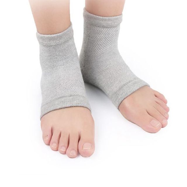 뒤꿈치 보습 젤 양말 뒷굽 쿠션 패드 발 보호대