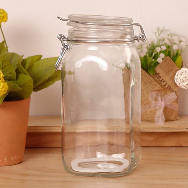 피도 투명 밀폐용기 1500ml 주방 보관용기