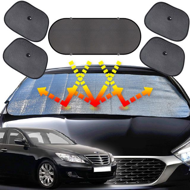 BH 호환 햇빛가리개 6종세트 차박용품 차량용 sunshade