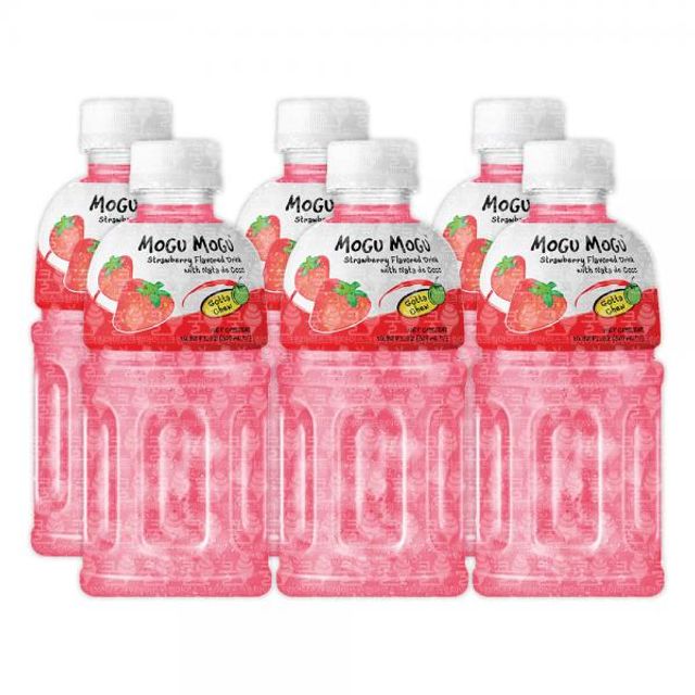 모구모구 딸기맛 320ml 6개입 상큼한 과즙 음료