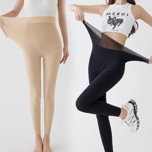 자신감 요가 레깅스 몸매 보온 스판레깅스 청레깅스