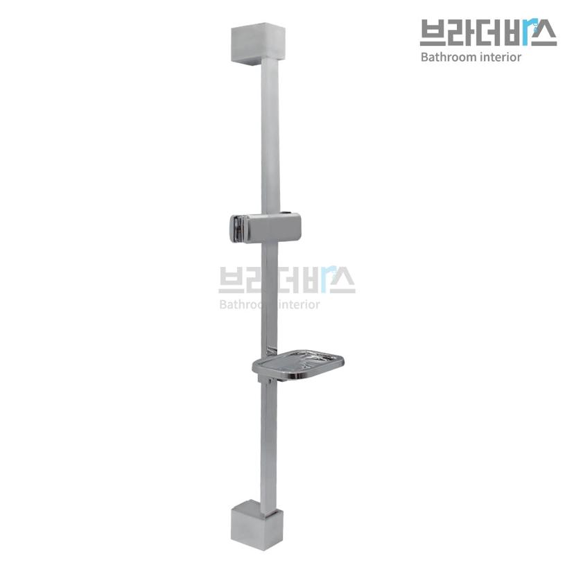 성우 6400 샤워기거치대 슬라이드바 크롬 - 편리한 높이 조절