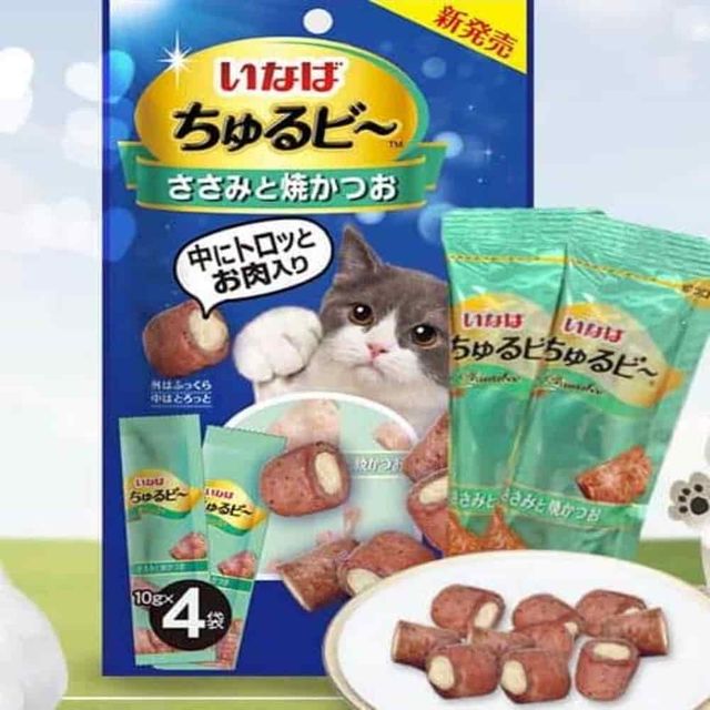고양이 짜먹는 간식, 닭가슴살 야끼가츠오 파우치