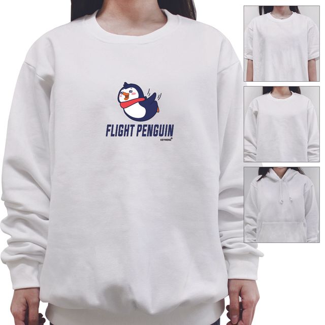키밍 flight penguin 남성 티셔츠 후드 맨투맨 반팔티