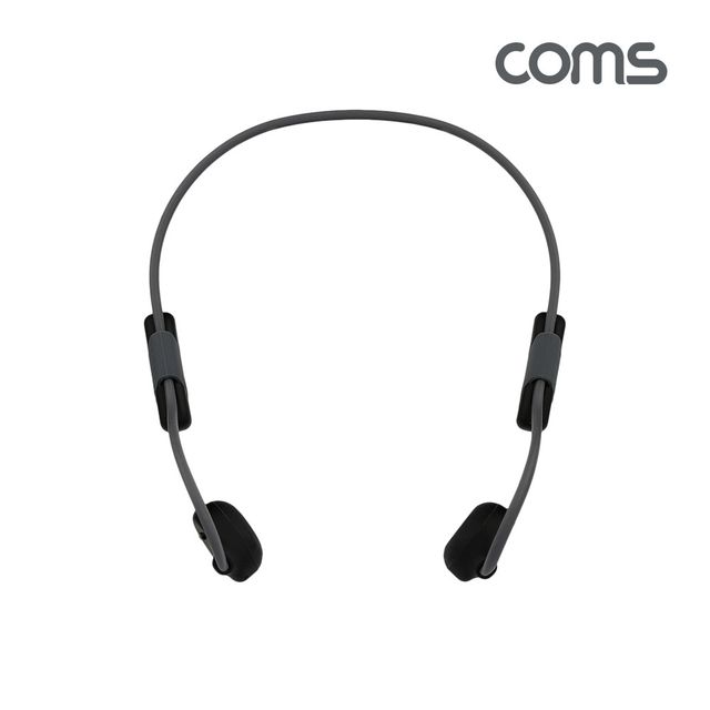 Coms 나비 골전도 헤드폰 Dark Gray - 블루투스 5.0 오픈형 청음