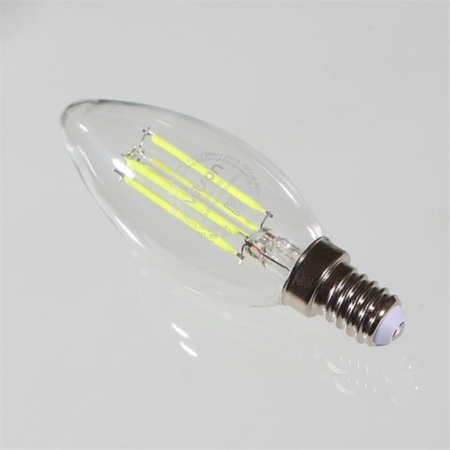 LED 촛불전구 E14 4W 그린, 칼라 촛대구 에코 전구