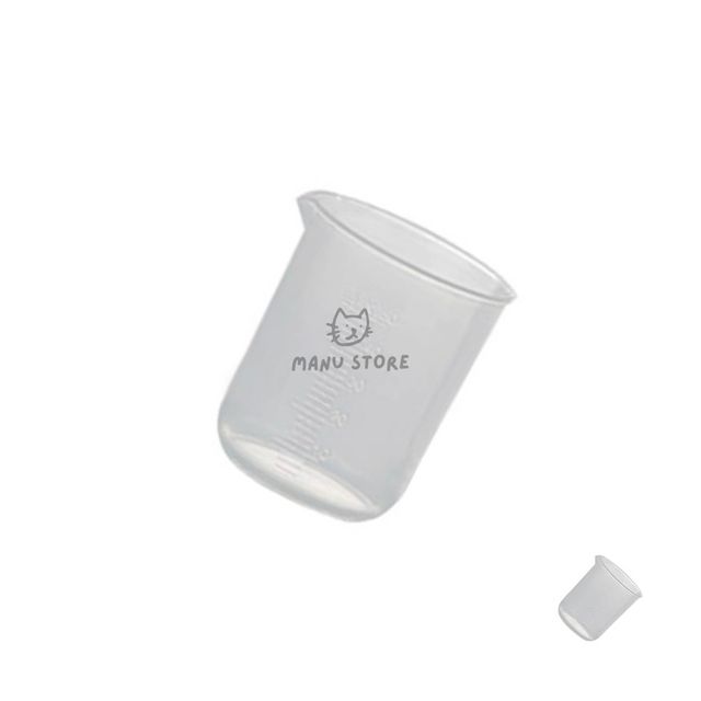 라면계량컵 플라스틱계량컵 플라스틱 계량컵 비커 100ml