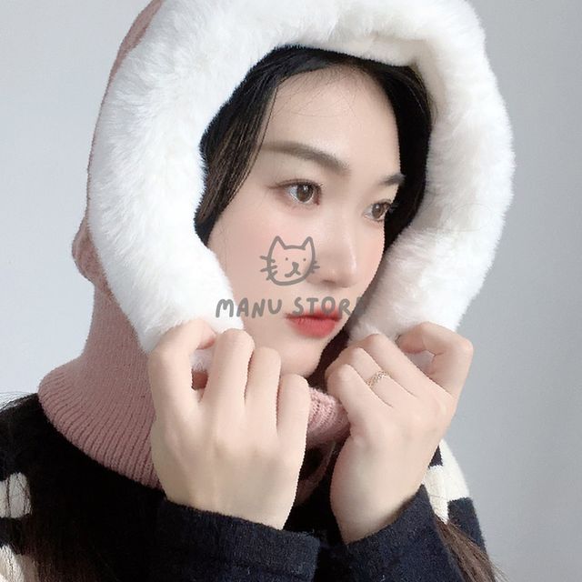 넥밴드 골프넥워머 후드 넥워머 핑크