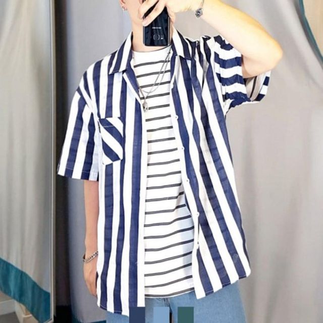 남자 반팔 남방 와이셔츠, 옥스포드 셔츠 데일리