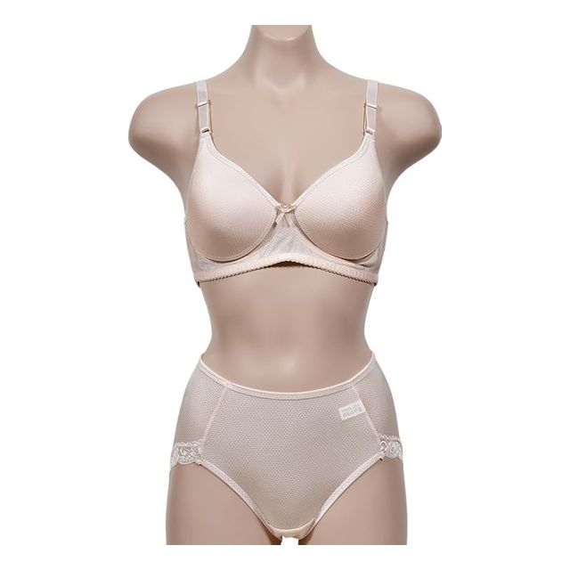 쿨인견 천연섬유 노와이어 B컵 브라팬티세트 여자팬티