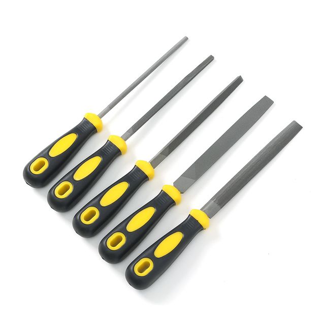 이시아르 줄 막대 야스리 쇠줄 반원 5p 26cm