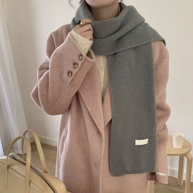 간절기 넥워머 심플 니트 머플러 목도리 패션소품