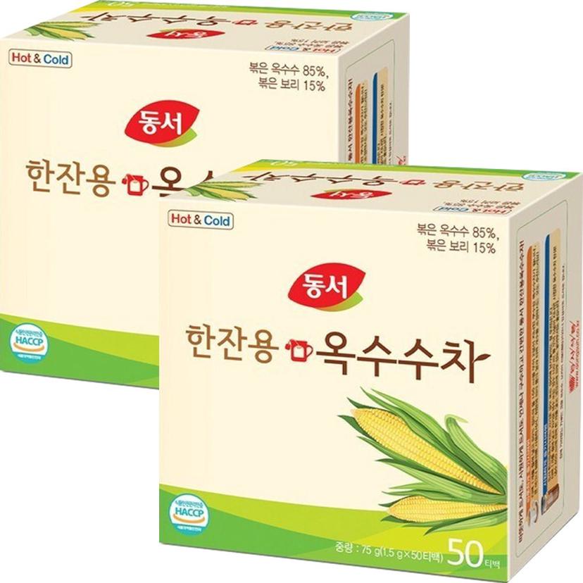 동서 한잔용 옥수수차 100T 세트 - 구수한 건강차