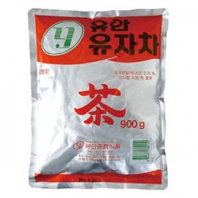유안 유자차 900g 1개입, 상큼한 비타민C 풍부 차