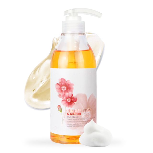프로방스 아로마 바디워시 500ml - 라벤더 향으로 피부 진정 및 청결