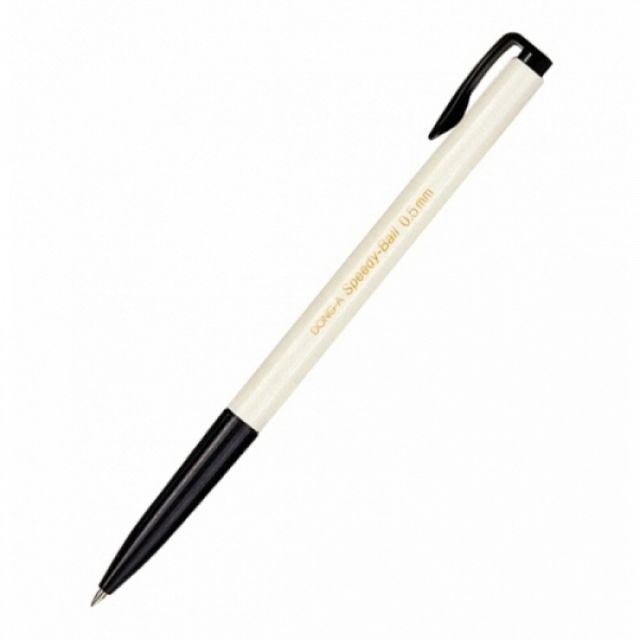 동아 화이트 부드러운볼펜 0.5mm 흑색 24개입 볼펜대량구매 판촉 홍보용 펜선물