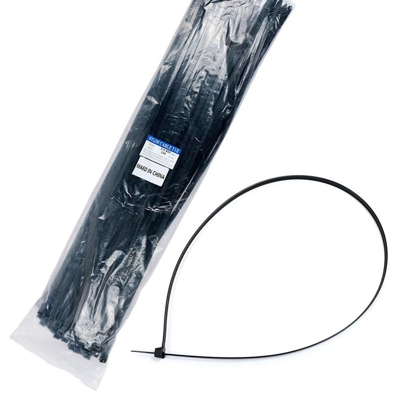KP 케이블타이 10x800mm 블랙 100개입 롱타입 배선정리