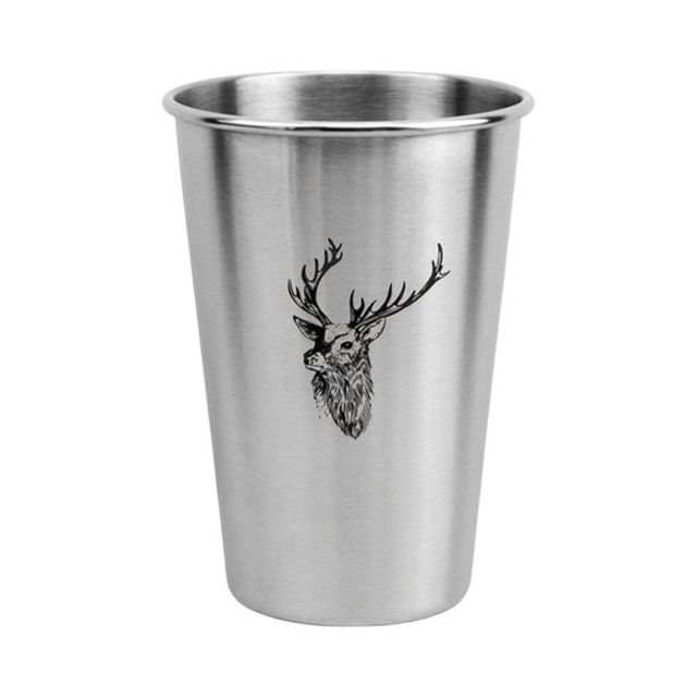 스텐컵 (디어 500ml 실버)
