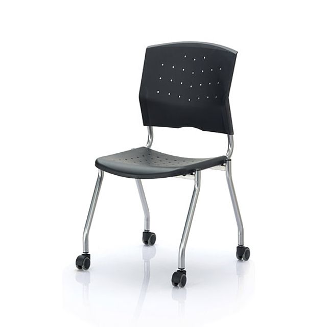 플러키고정로라 PS2119B3 사무용 의자 블랙 블랙