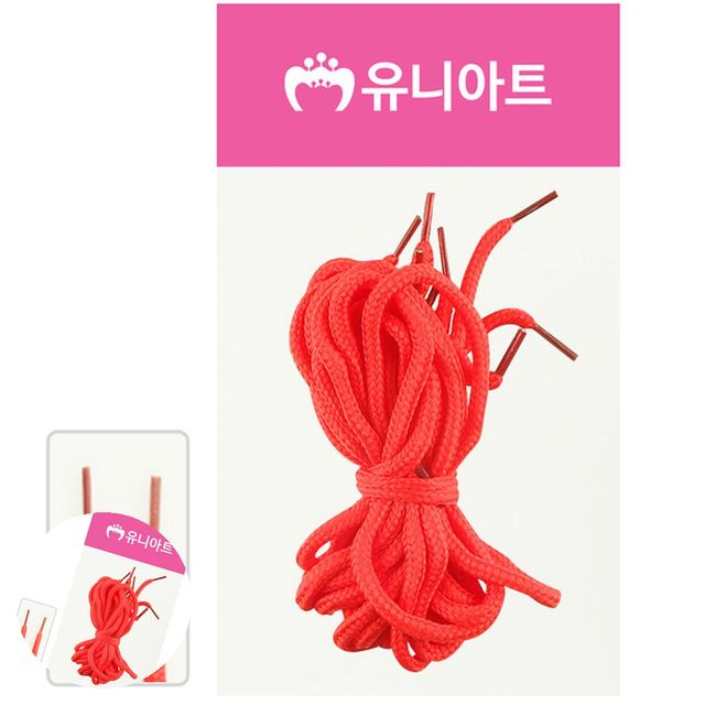 유아미술놀이재료 끈매듭 신발끈 빨강