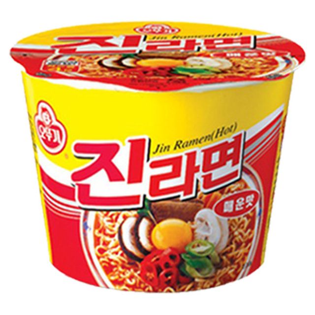 오뚜기 진라면 매운맛 용기 컵라면 12개입