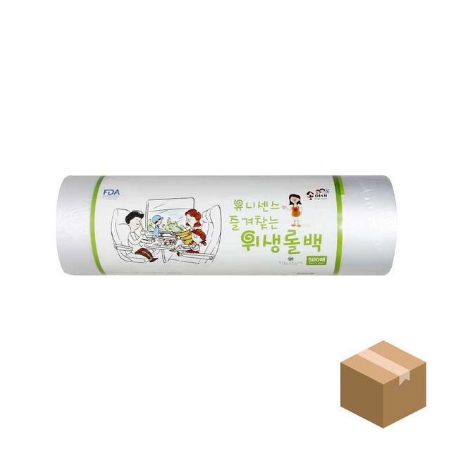 유니센스 위생롤백 25x35cm 500매 12개 세트 대용량