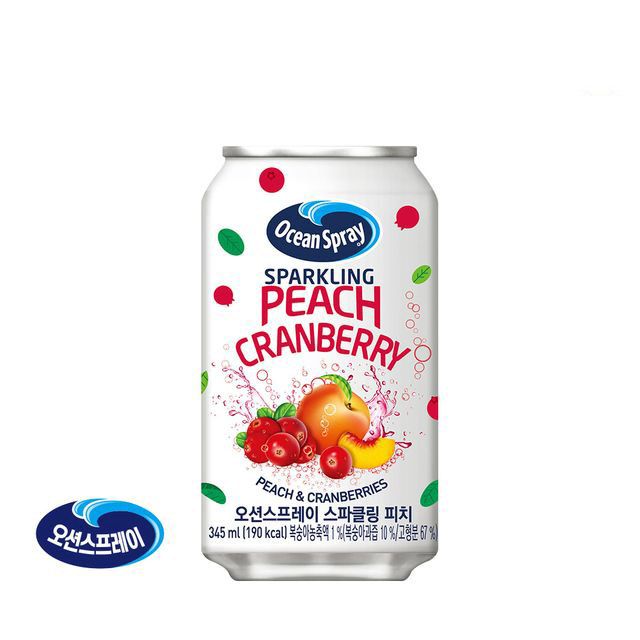 복숭아 스파클링 탄산음료 245ml 24개 - 과일 탄산 세트