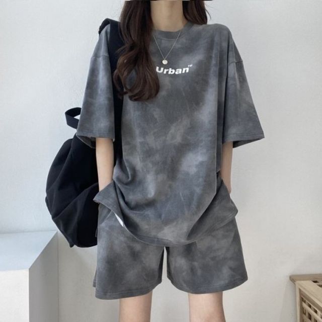 여자 물감 데일리 상하세트 캐주얼 트레이닝복 set01