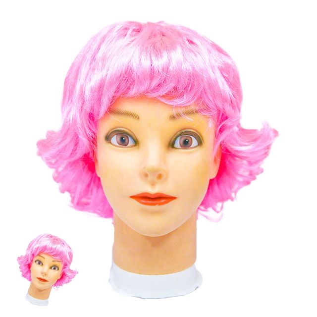 파티가발 졸업사진소품 가발 패션 핑크
