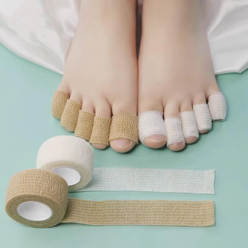 손가락 보호 압박 붕대 - 스포츠 테이핑 탄력 밴드