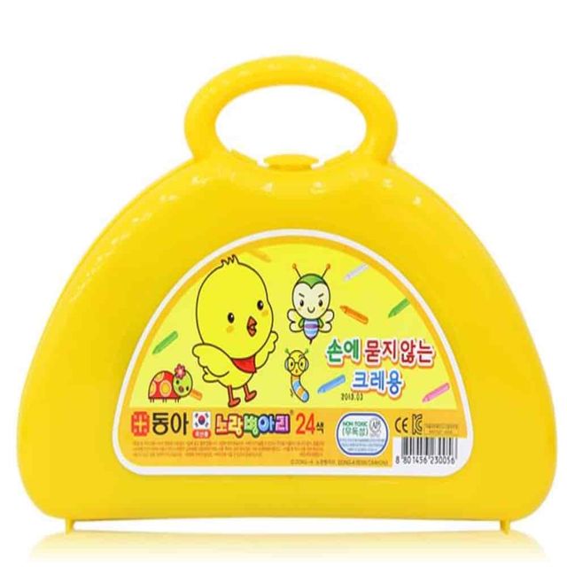 크레용 24색 크레파스 그림그리기재료 미술용품 채색도구