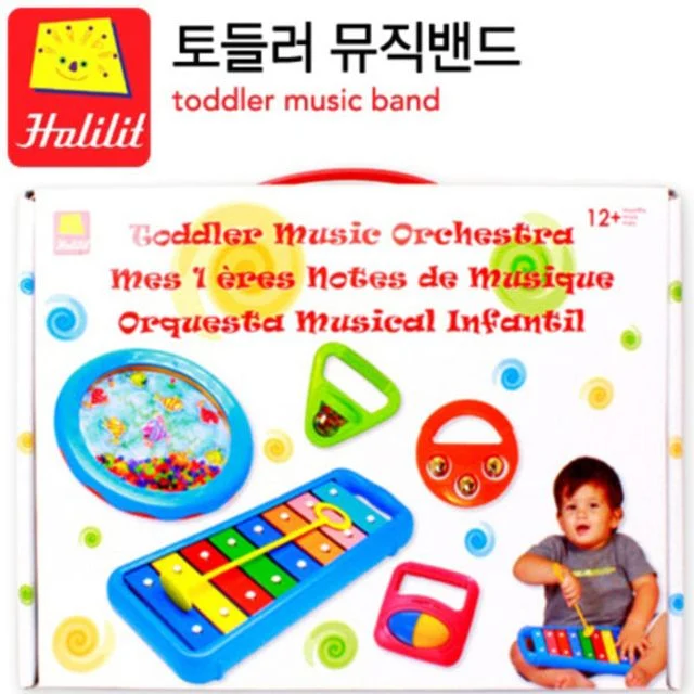 할릴릿 토들러뮤직밴드 MS4001 - 아기 음악놀이 세트