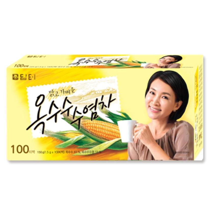 담터 옥수수 수염차 티백 100개 구수한 맛 건강차