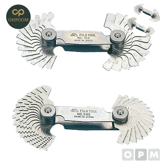 레디어스게이지 지름측정기 래디어스게이지 R 게이지 1.1 20mm 1EA