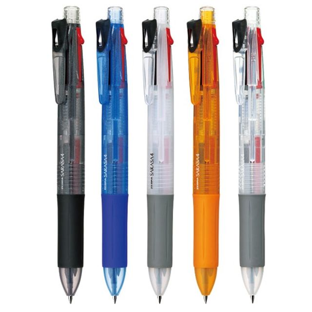 제브라 사라사 4색 볼펜 0.5mm J4J1 다색펜