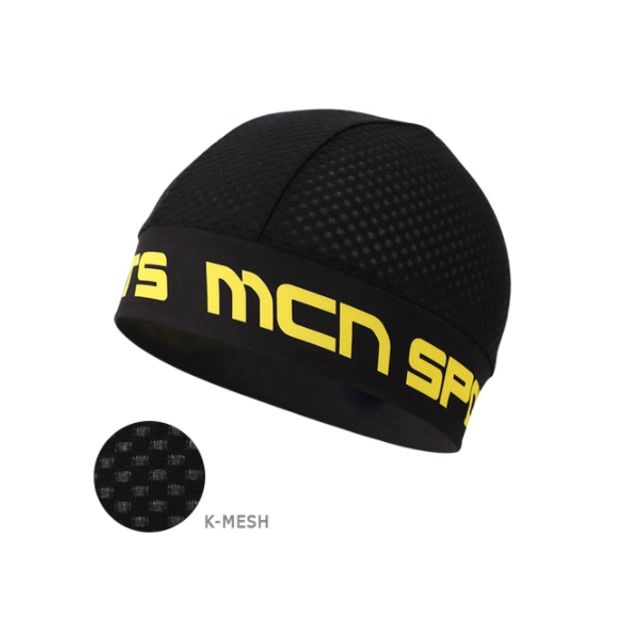 MC-SS318 K매쉬 스컬캡 블랙앤옐로 - 통기성 좋은 여름 모자