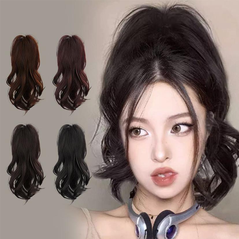 높은 포니테일 집게 가발 헤어 컬링 볼륨 머리핀형